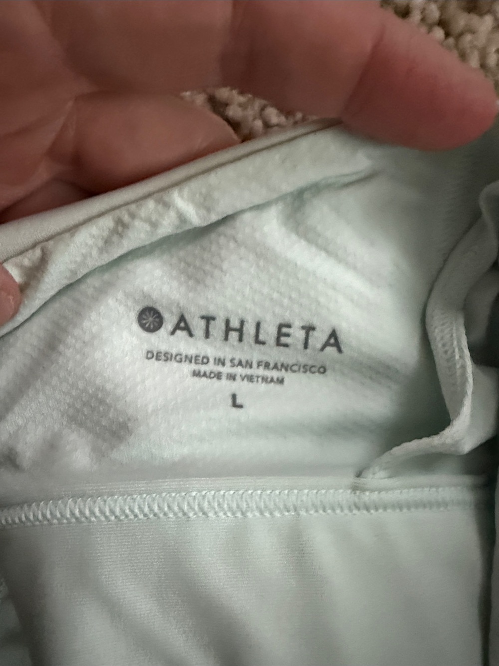 Athleta Blue Tank with  Racerback - Picture 3 of 3